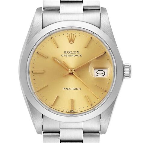 rolex geneve oysterdate precision swiss price|Rolex oysterdate price.